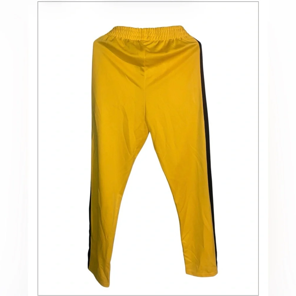 Bruce Lee yellow track suit, pants, joggers Size Medium like new